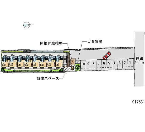 ★手数料０円★富田林市若松町５丁目　月極駐車場（LP）